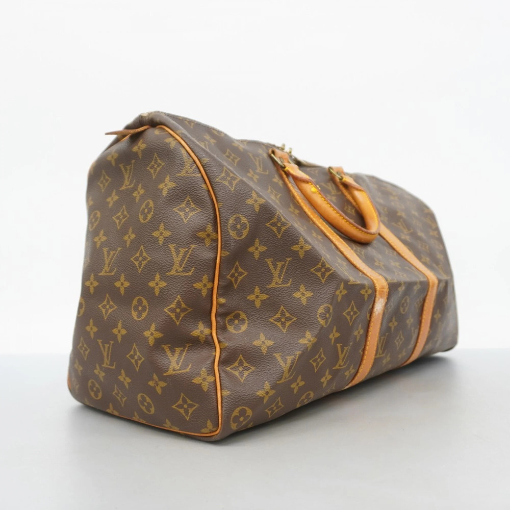 LOUIS VUITTON Brown Monogram Keepall 45 Boston Bag - Picture 2 of 14